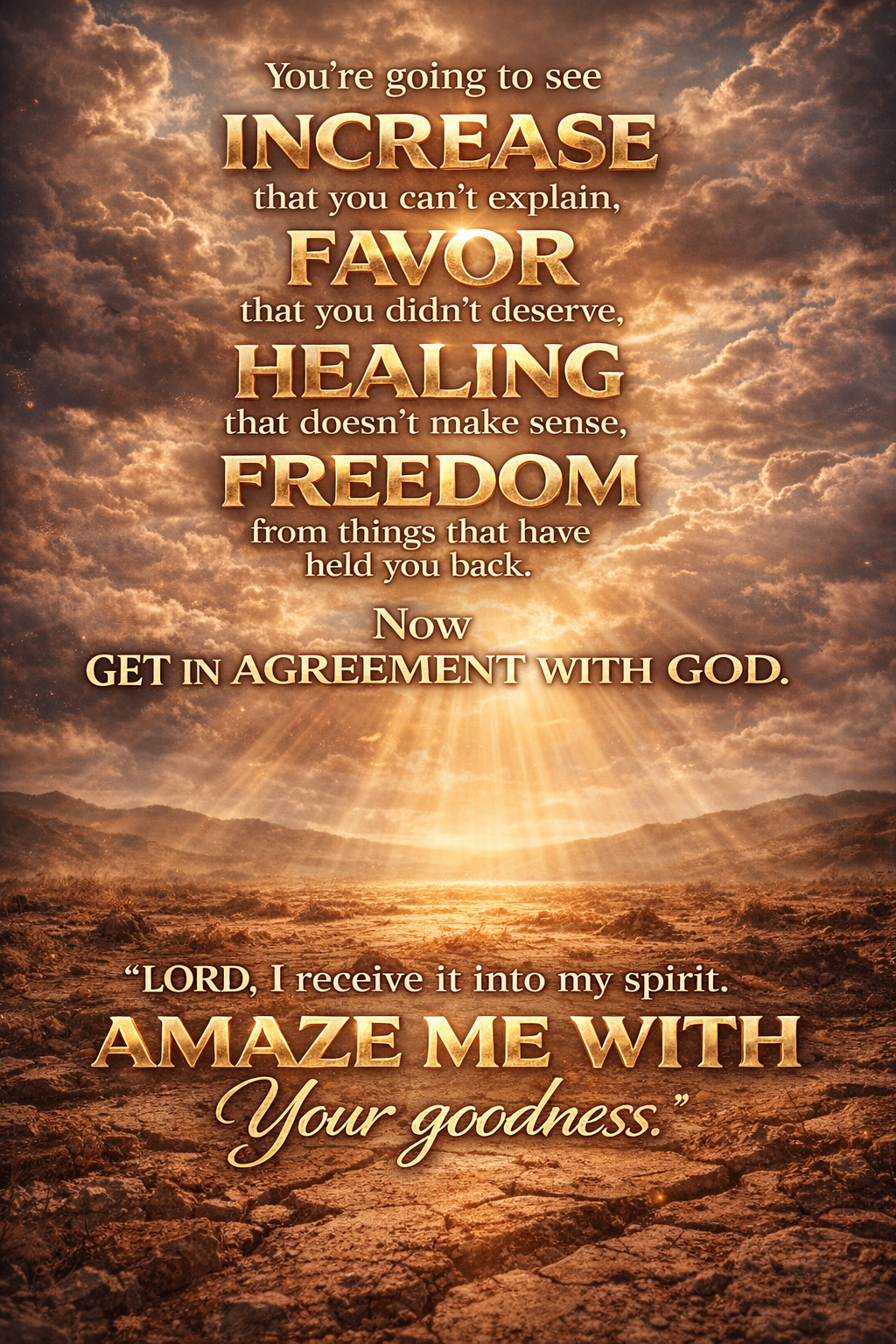 God amaze me