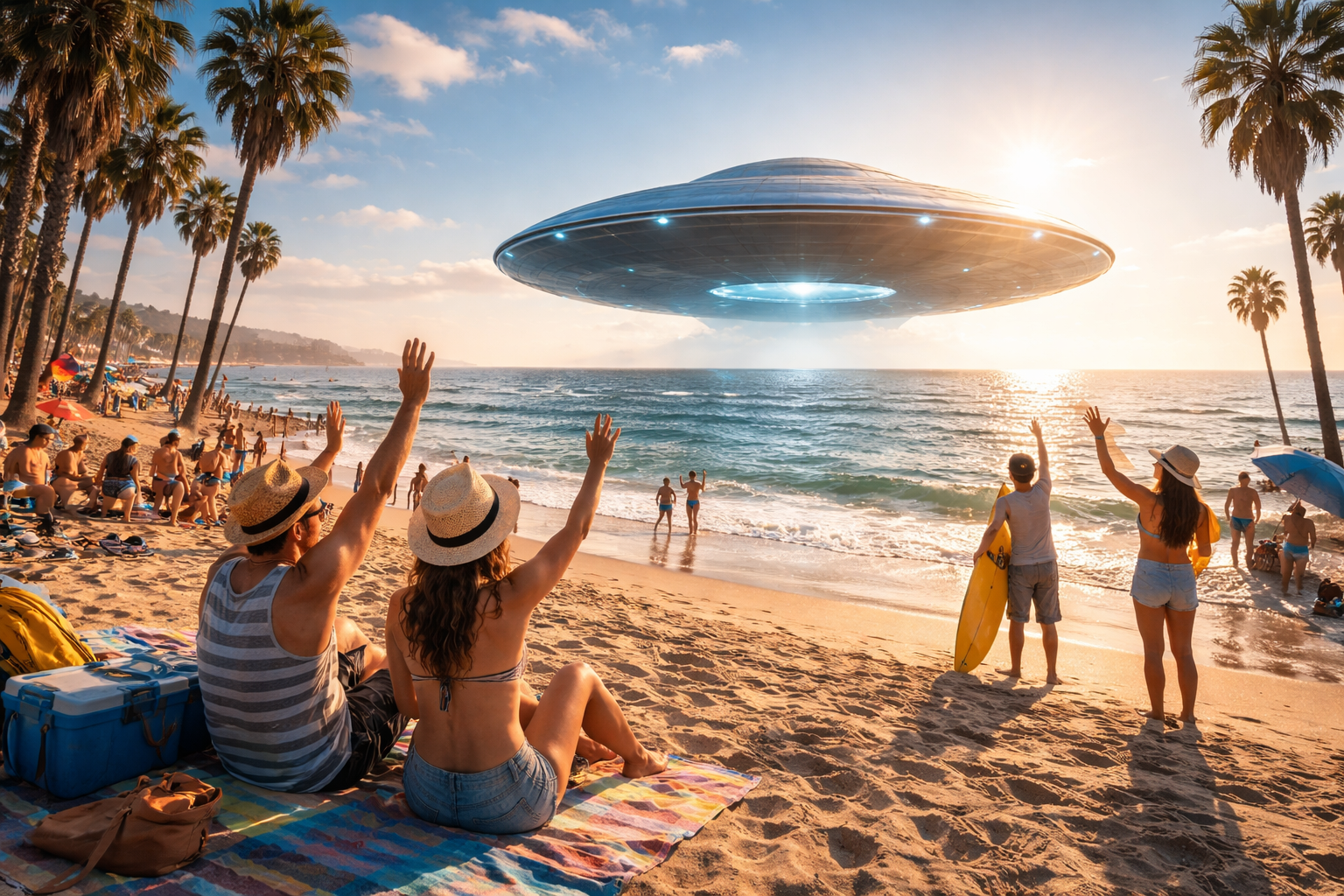 Plaz pod navstevou UFO