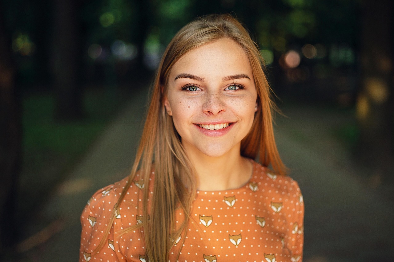 girl smile