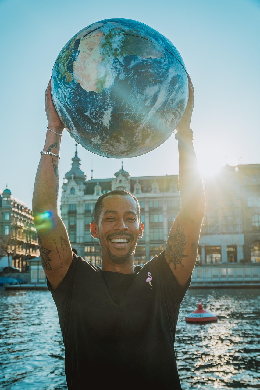 the-world is in your hand bloke