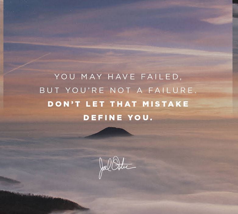 you may have failed
