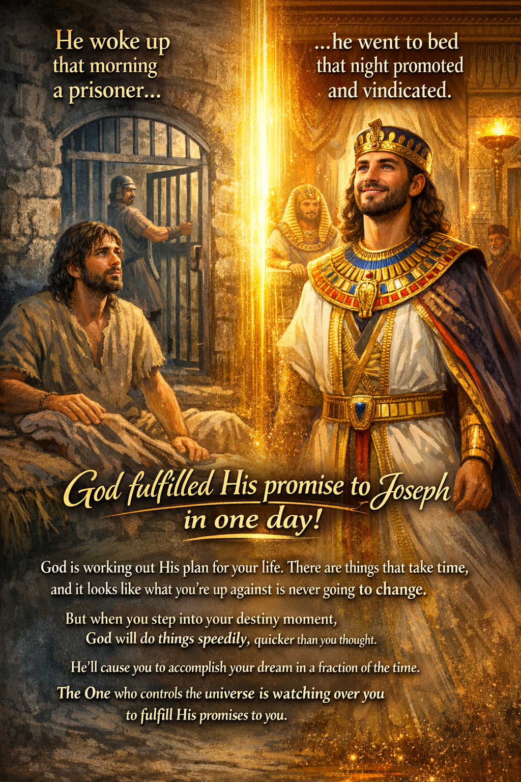 From dungeon to palace JOSEPH