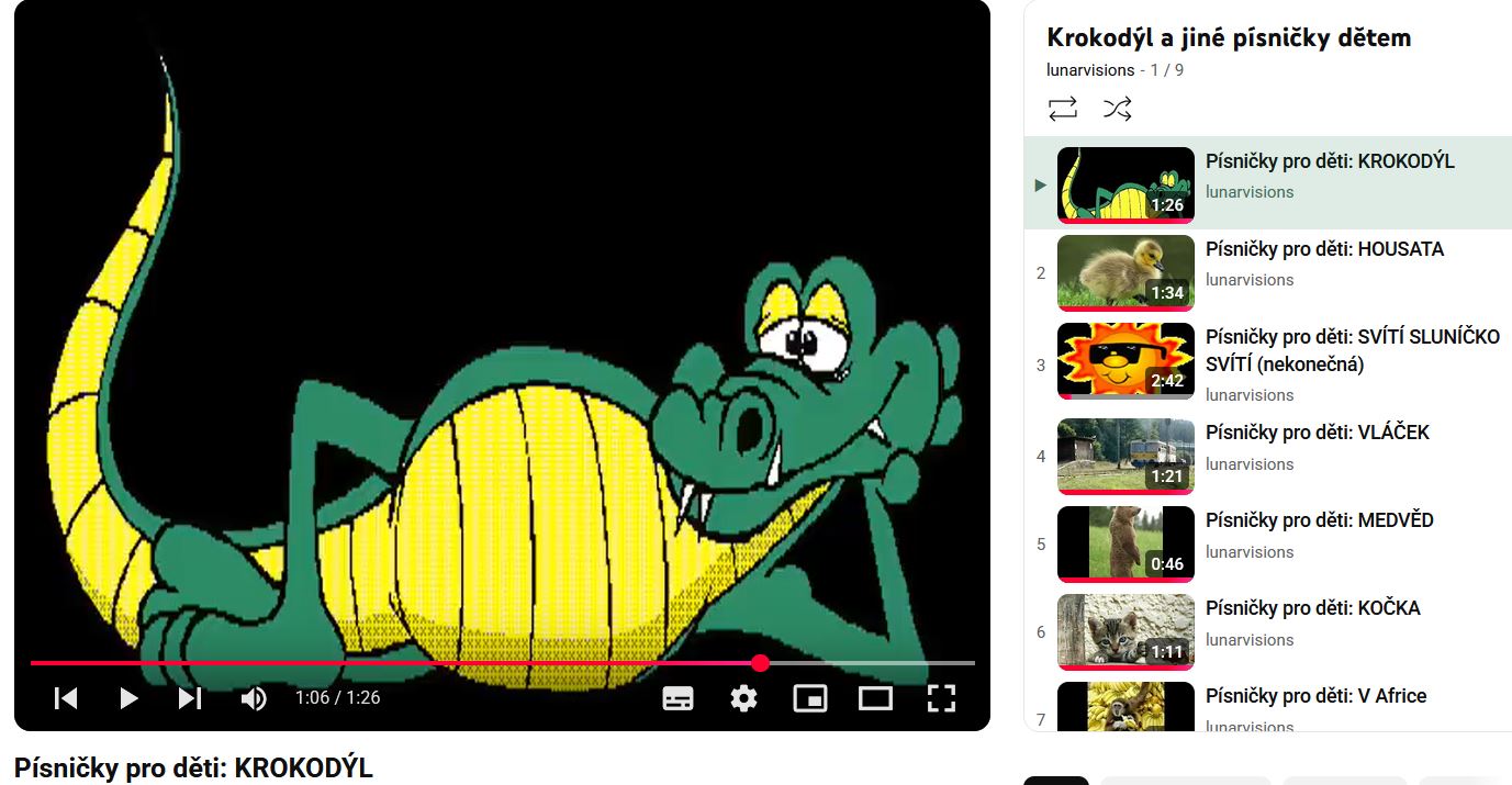 Krokodyl a jine pisnicky detem